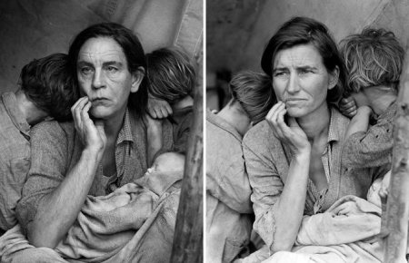 Sandro Mille, Dorothea Lange / Migrant Mother, Nipomo, California (1936), 2014