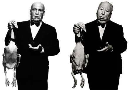 Sandro Mille, Albert Watson / Alfred Hitchcock with Goose (1973), 2014