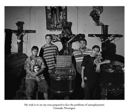 Martin Weber, My wish is to see my sons prepared to face the problems of unemployment, Granada, Nicaragua.