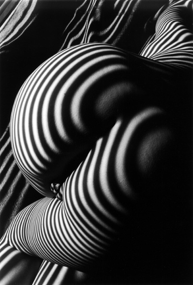 Nudo Zebrato, New York, 2001 ©Lucien Clergue